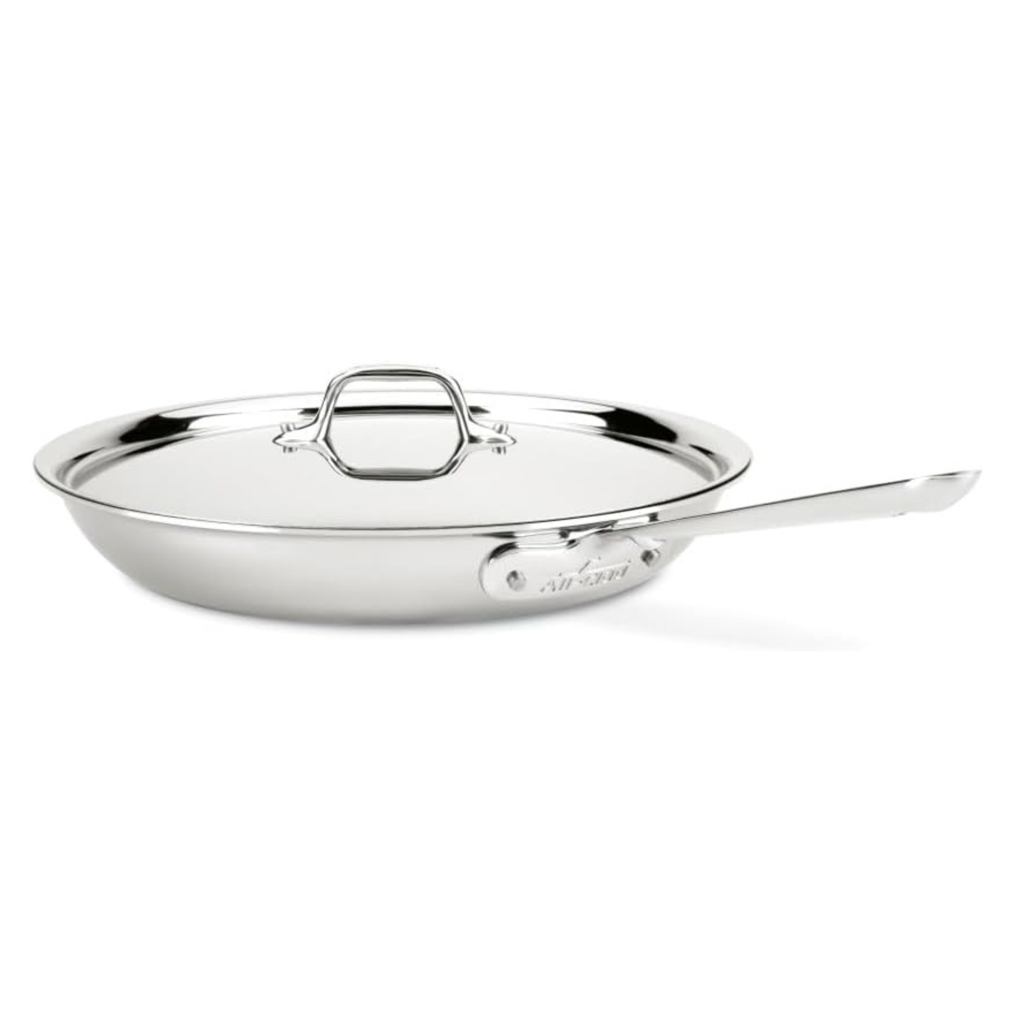 All-Clad D3 3-Ply Stainless Steel 12-Inch Fry Pan with Lid