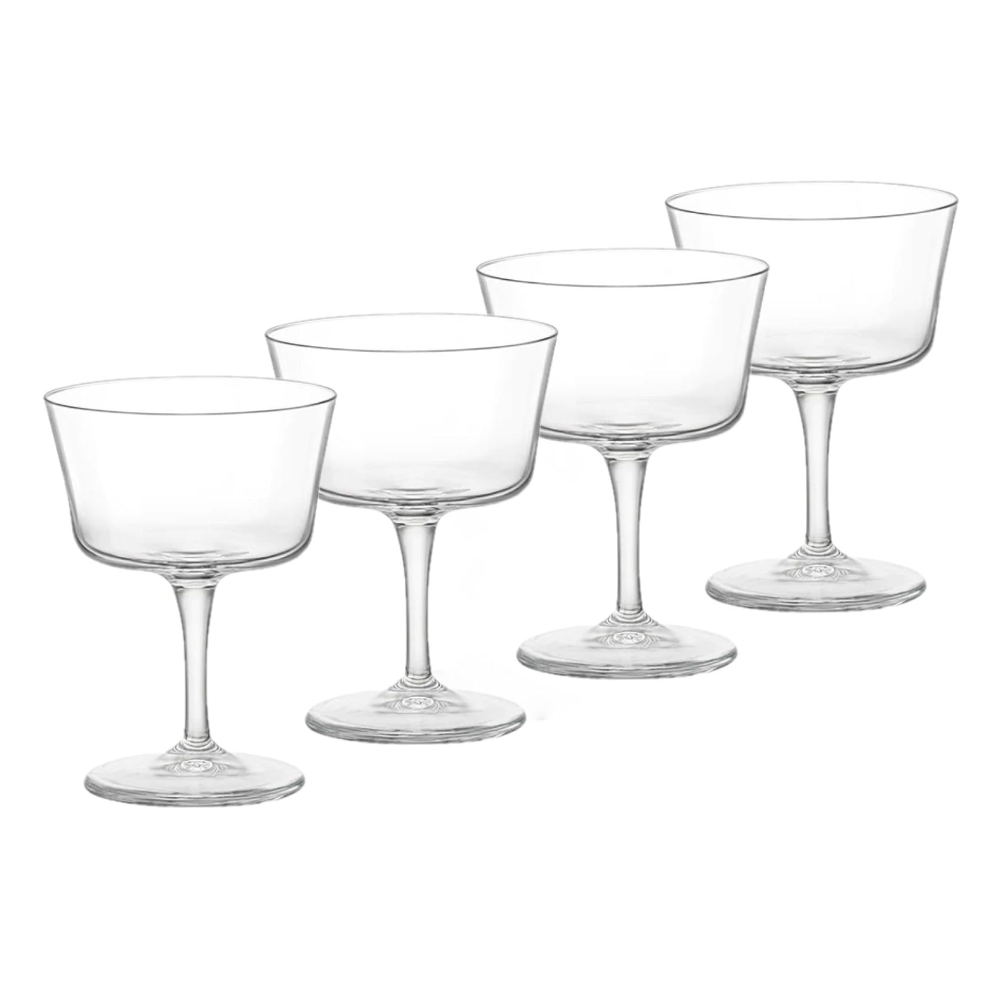 Set of 4 Bartender 7.5 oz. Novecento Fizz Cocktail Glass