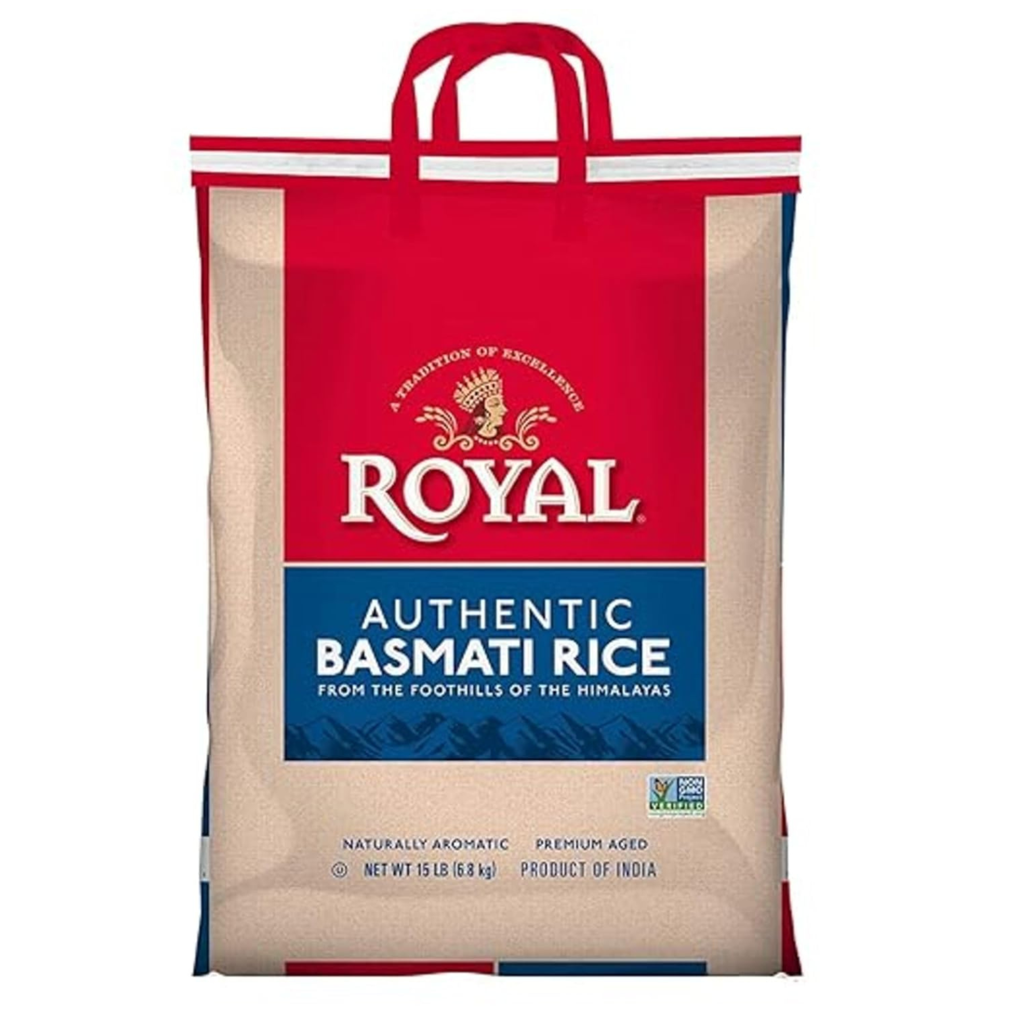 15-Pound Bag of Royal Authentic Basmati Rice