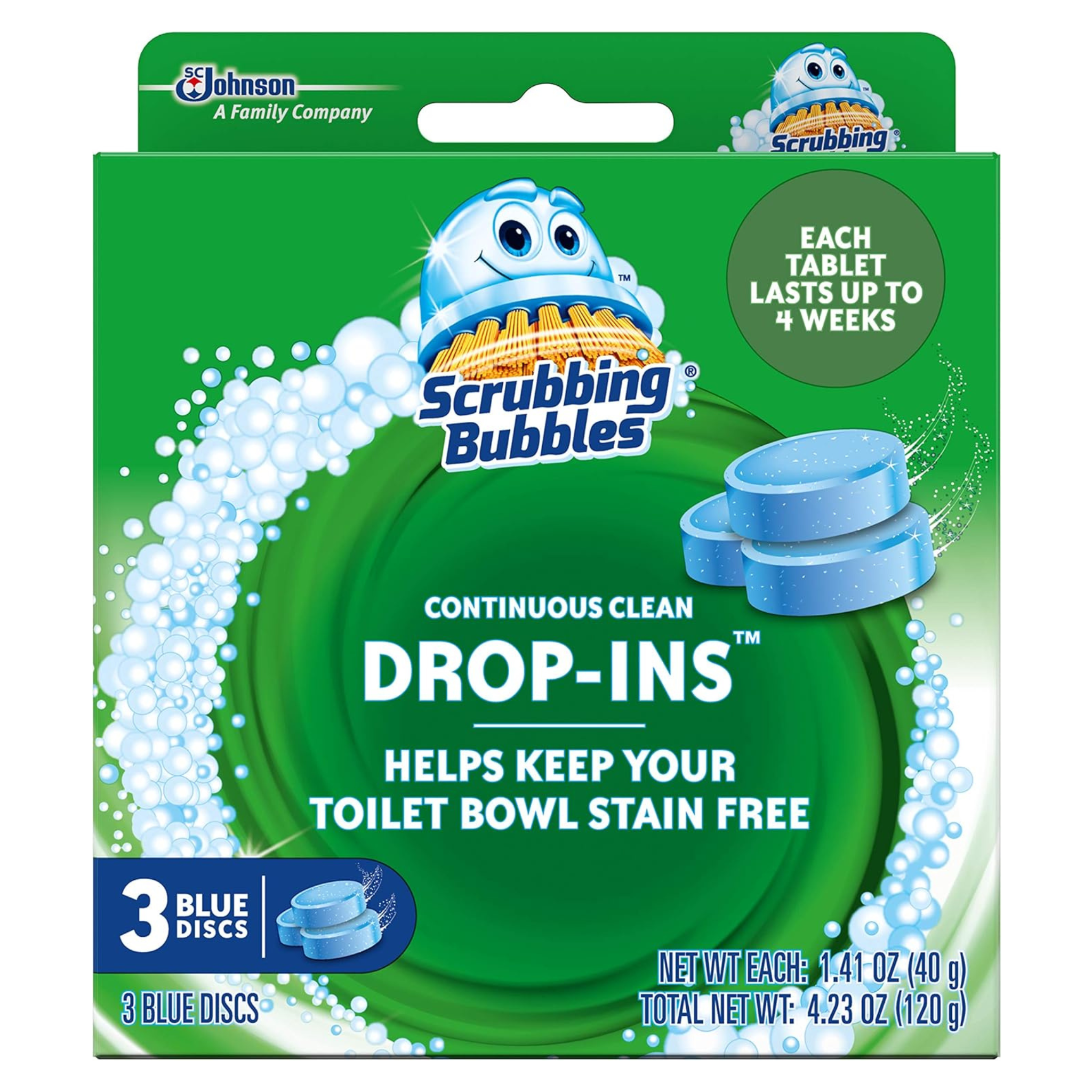 3-Count Scrubbing Bubbles Continuous Clean Toilet Cleaner Tablets