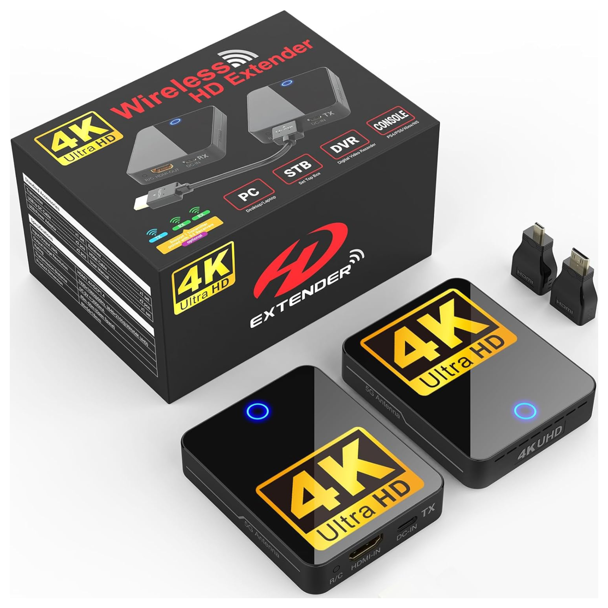 BMOSTE 4K 2160P Wireless HDMI Transmitter and Receiver