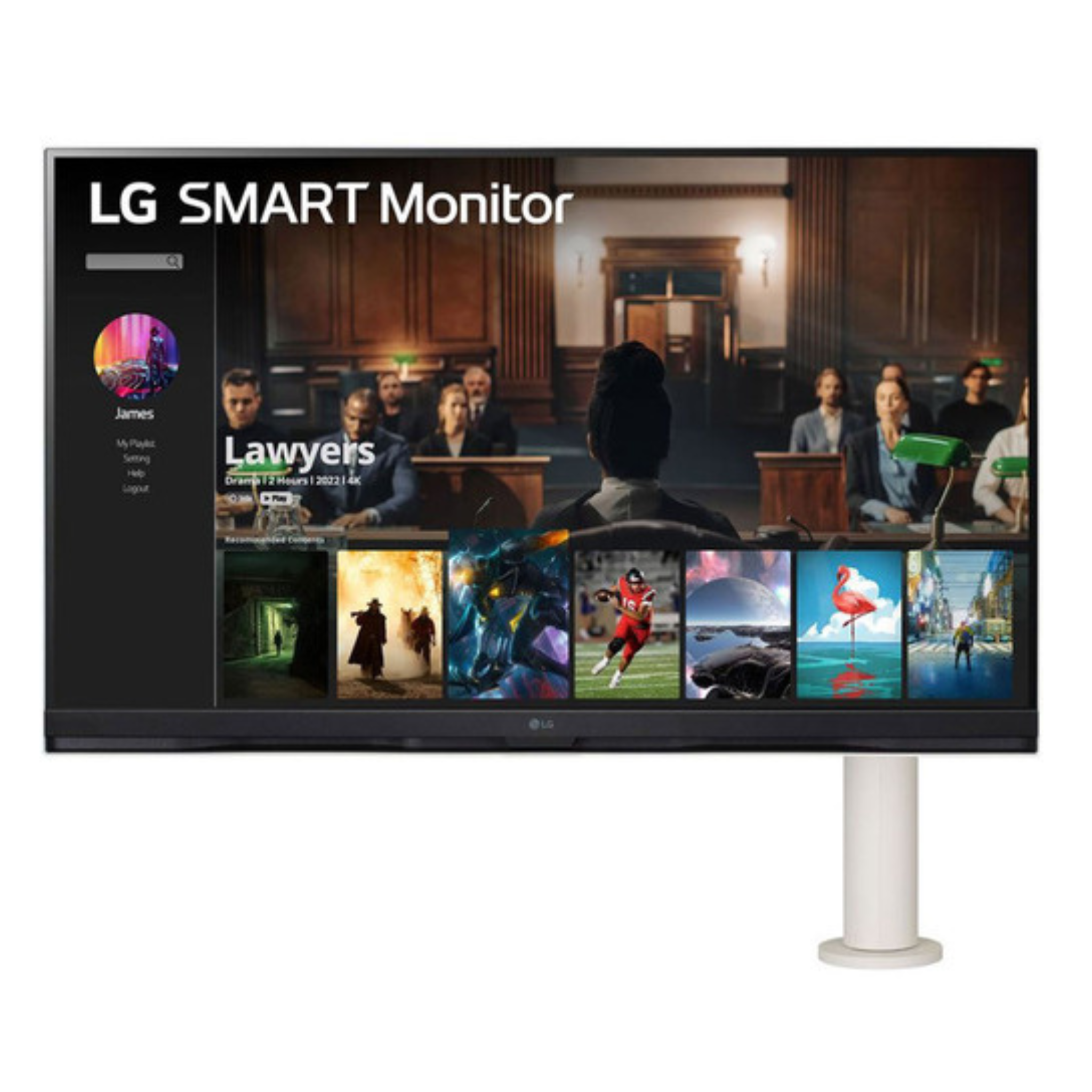 LG 32″ 4K UHD MyView Smart Monitor And Ergo Stand