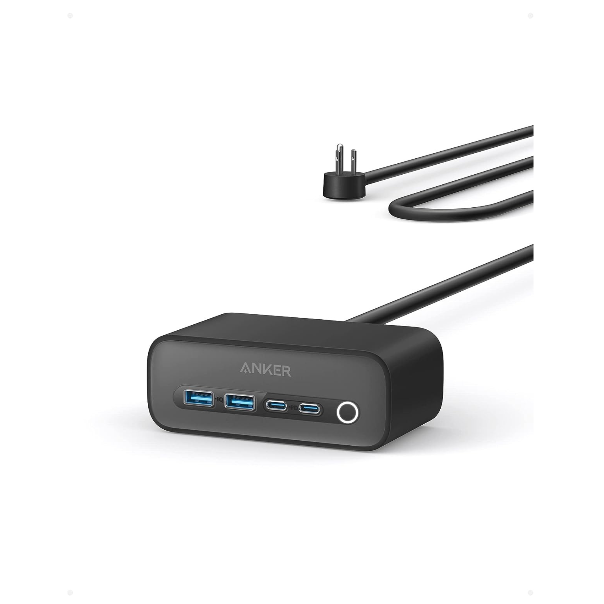 Anker 525 USB C Power Strip Charging Station With 5ft Extension Cord