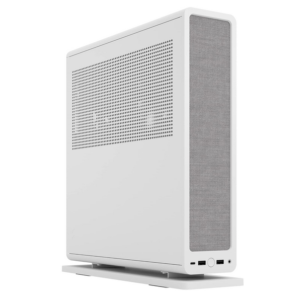 Fractal Design Ridge Mini-ITX Small Form Factor Computer Case (White)