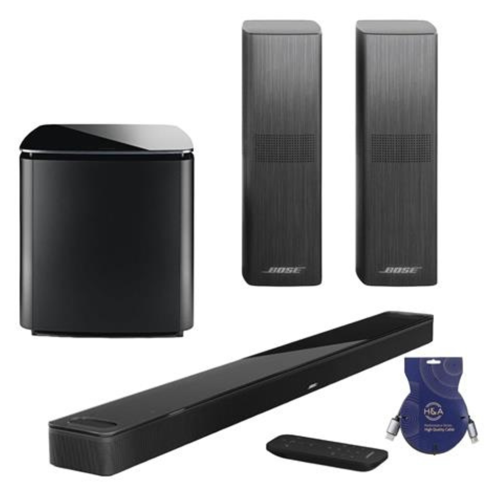 Bose Ultra Soundbar + Surround Speakers 700 (Pair) + Bass Module 700
