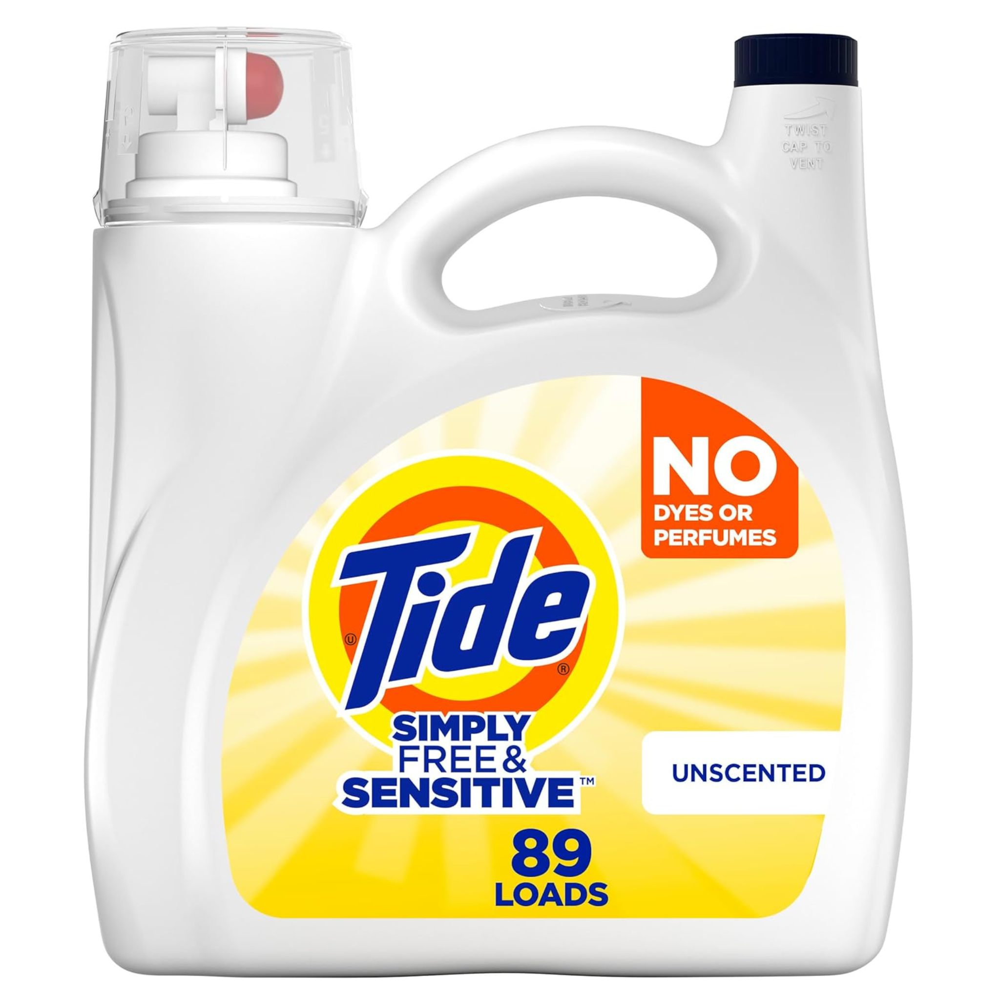 Tide 117-Oz Tide Simply Liquid Laundry Detergent Free & Sensitive