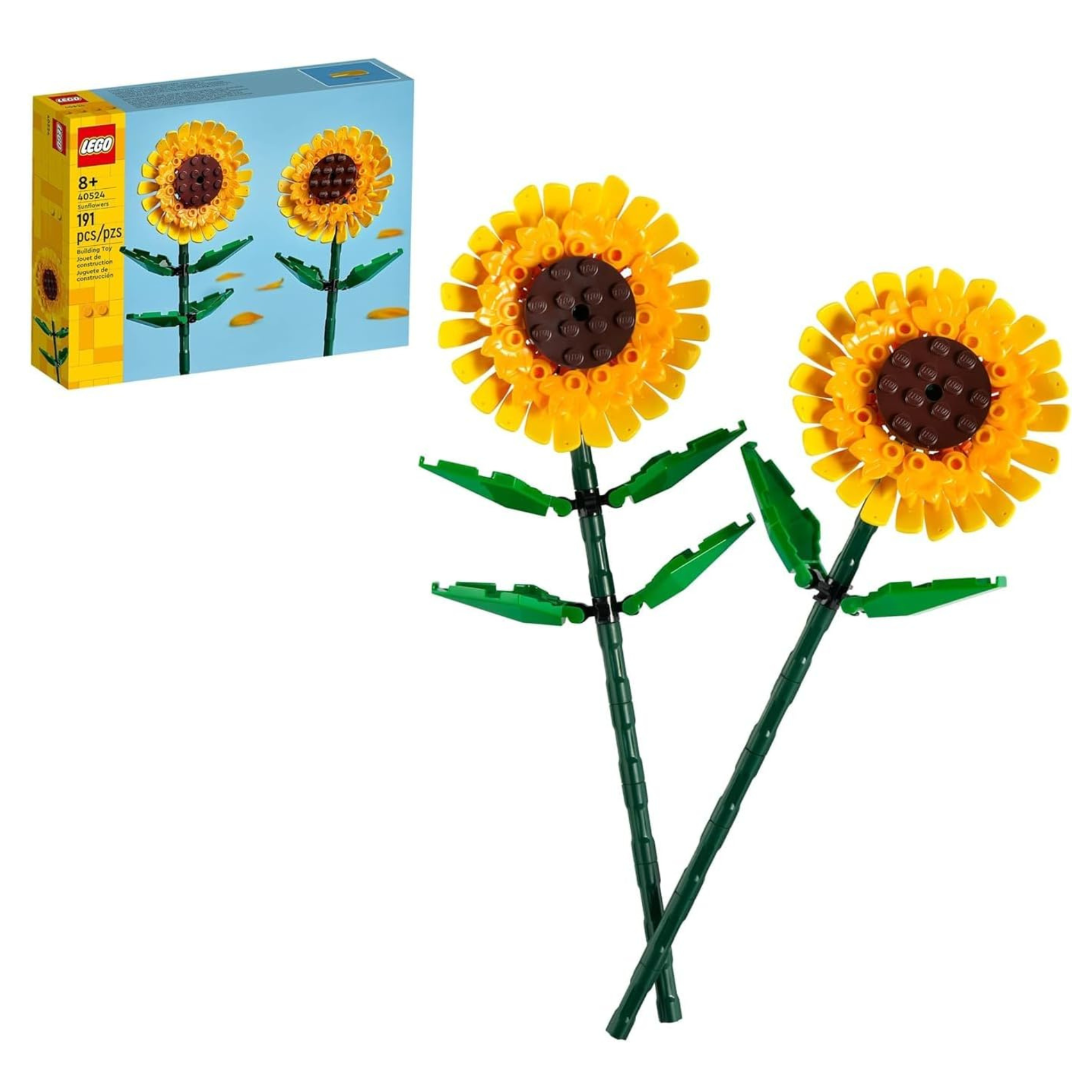191-Piece LEGO Sunflowers Building Kit (40524)