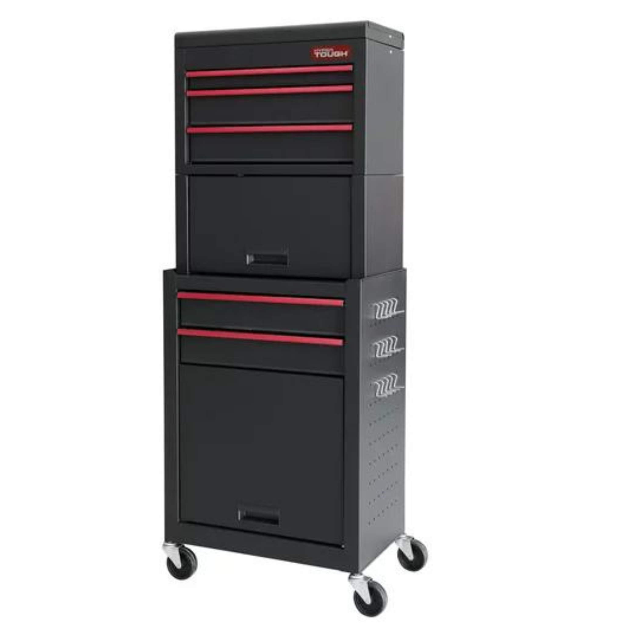 5-Drawer Hyper Tough Rolling Tool Chest & Cabinet Combo