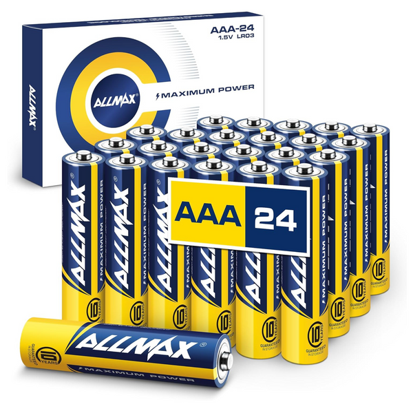 24-Count Allmax 1.5V Maximum Power Alkaline AAA Batteries