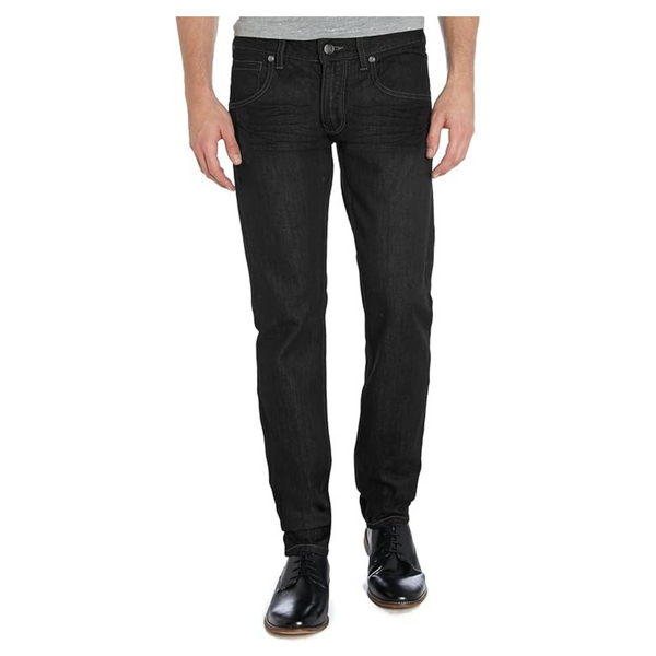 ETHANOL Men's Classic Straight Leg Denim Jeans