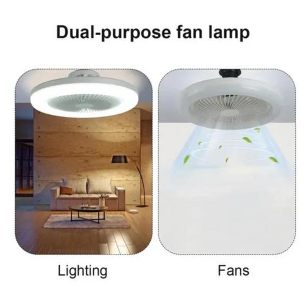 3-in-1 Ceiling Fan With Lighting Lamp with Remote Control