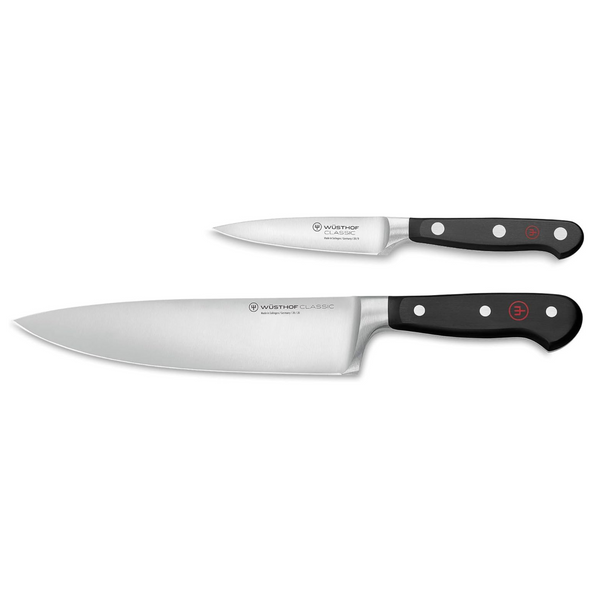 2-Piece Wüsthof Classic Chef's Knife Set (3.5" Paring + 8" Chef Cooks Knives)