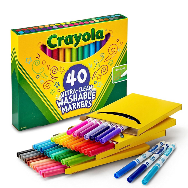 Crayola Ultra Clean Washable Markers (40 Count)