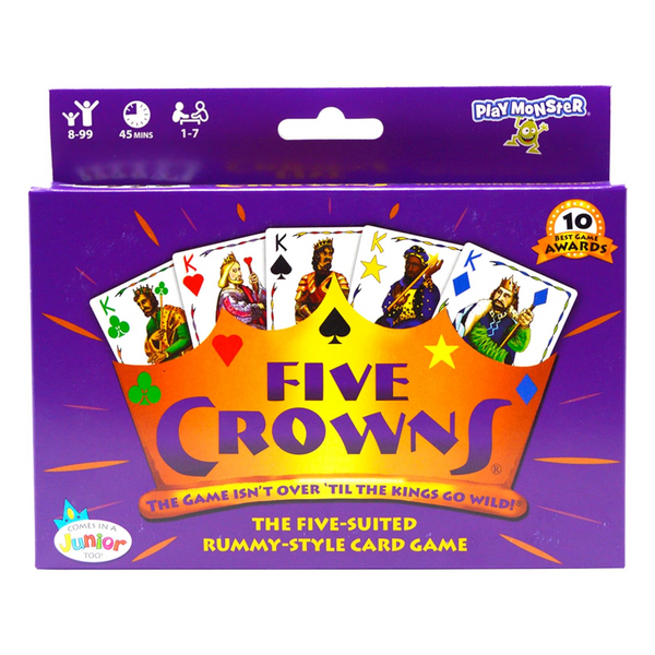 Five Crowns 5 Suited Rummy-Style Card Game For Ages 8+