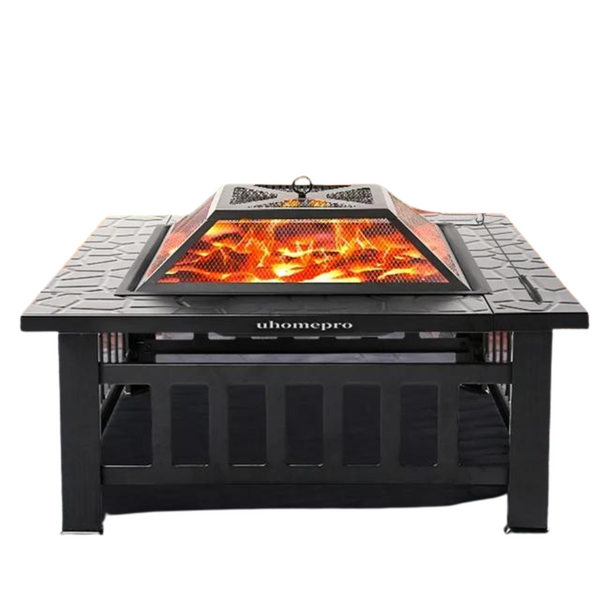 32-Inch Wood Burning Fire Pit Table