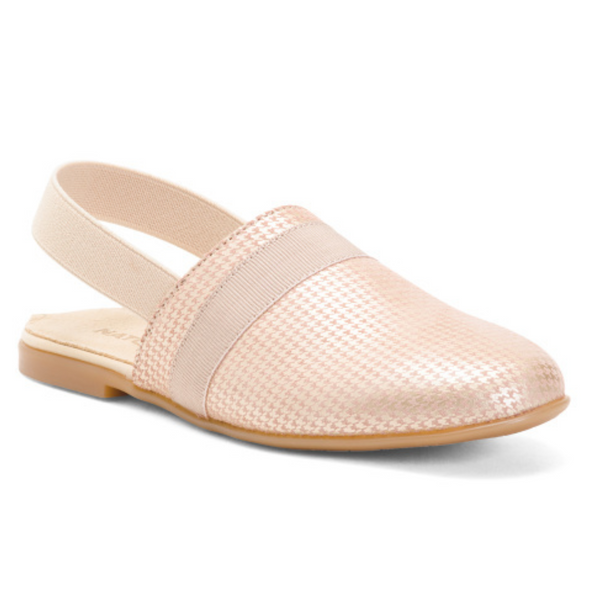 Naturino Evry Kid's Leather Slingback Flats