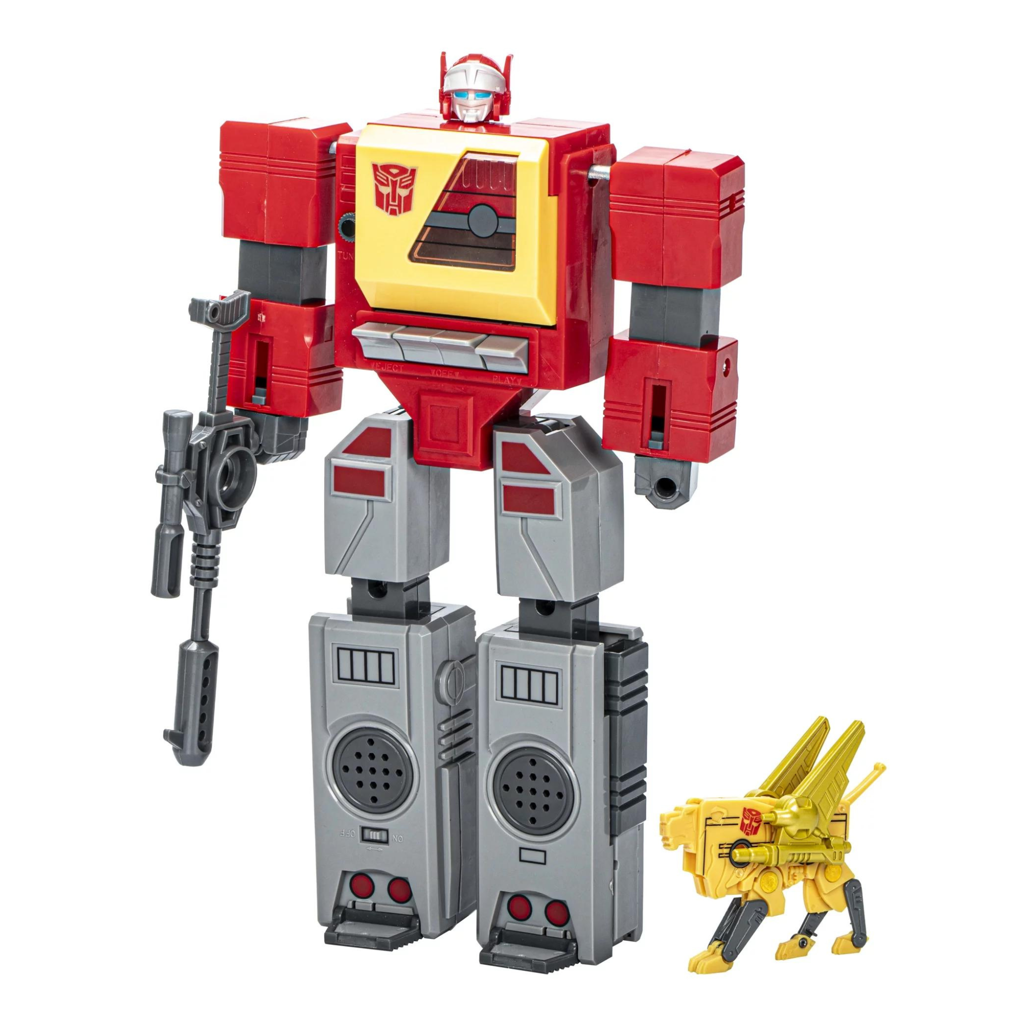 Transformers Retro 40th Anniversary Autobot Blaster & Steeljaw Toy Action Figure Set