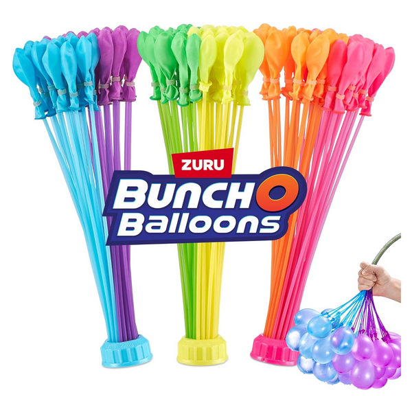 3 Pack Of Bunch O Balloons Tropical Party With 100+ Rapid-Filling Self-Sealing Water Balloons