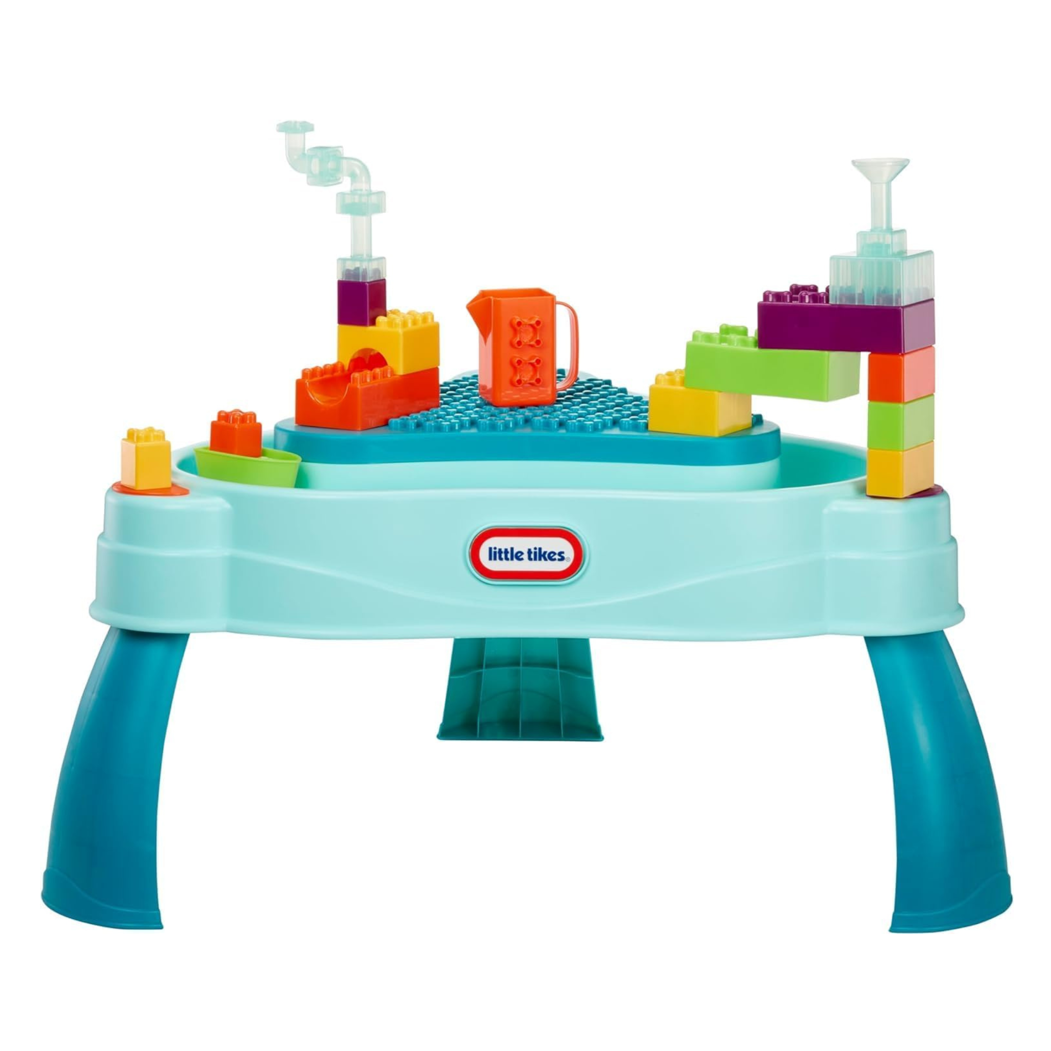 Little Tikes Build & Splash Water Table with 25 Piece Accessories