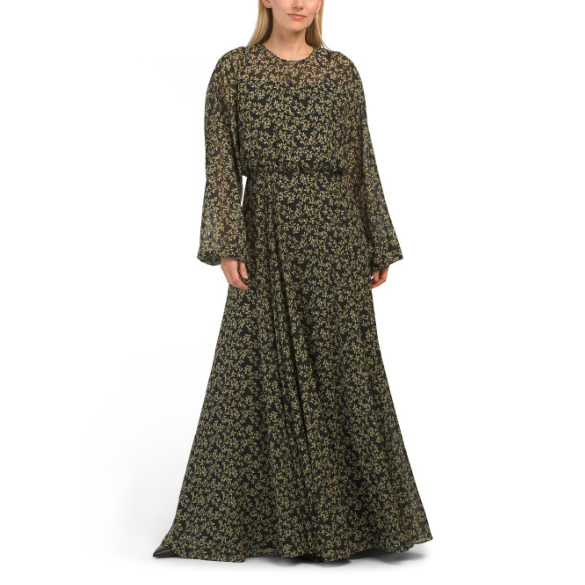 Mikael Aghal Printed Gown