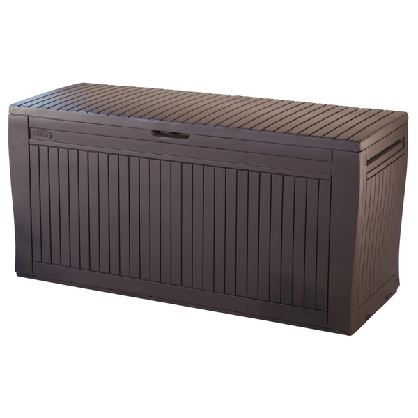 Keter Comfy 71 Gallon Durable Resin Outdoor Storage Deck Box