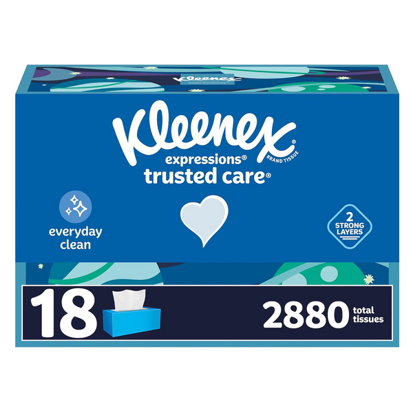 36 Boxes Of Kleenex Expressions Trusted Care Facial Tissues