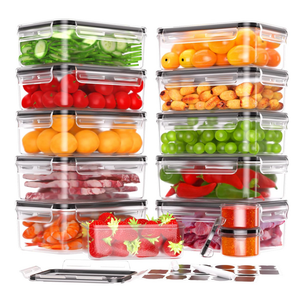 26 Piece Food Storage Containers with Lids