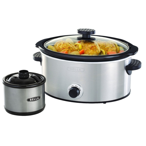 Bella 5-qt. Slow Cooker with Dipper