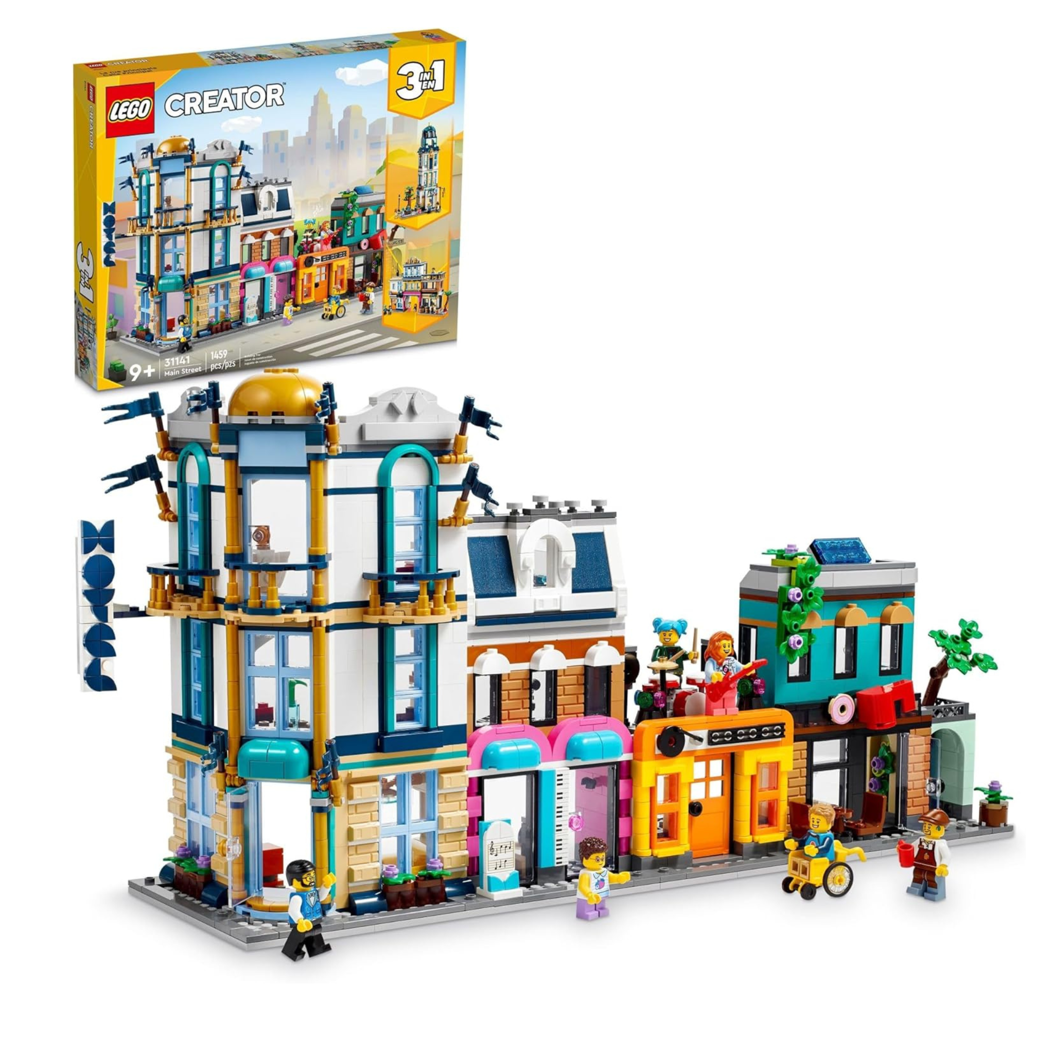 1,459 Piece LEGO Creator Main Street Building Toy Set