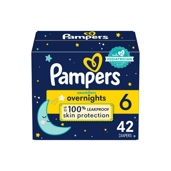 Save 50% Off Pampers Swaddlers Overnight Diapers