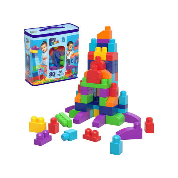 Mega BloksFisher-Price Blue Big Building Bag (80 Pieces)