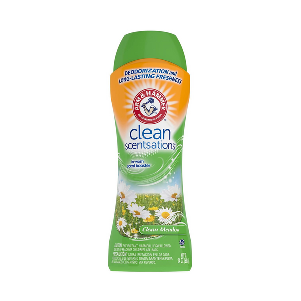 Arm &amp; Hammer Clean Scentsations potenciador de aroma para lavado, prado limpio