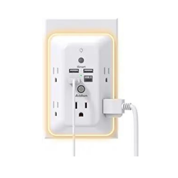 Surge Protector, Outlet Extender with Night Light