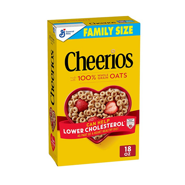 Cereal Cheerios saludable para el corazón, tamaño familiar