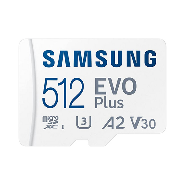 Samsung EVO Plus w/ SD Adaptor 512GB Micro SDXC Card