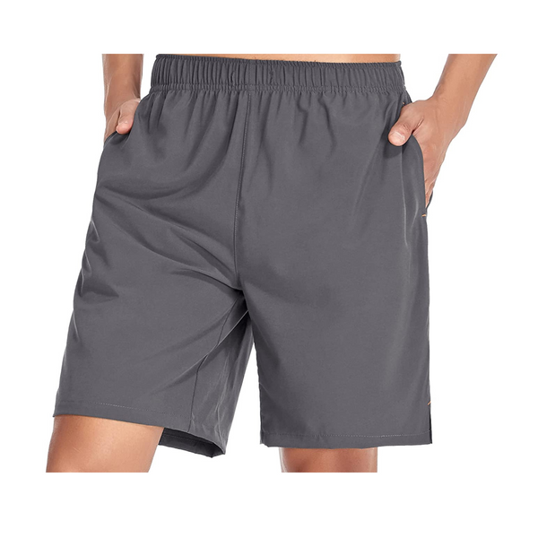 Pantalones cortos deportivos ligeros de secado rápido para hombre con bolsillos con cremallera (6 colores)