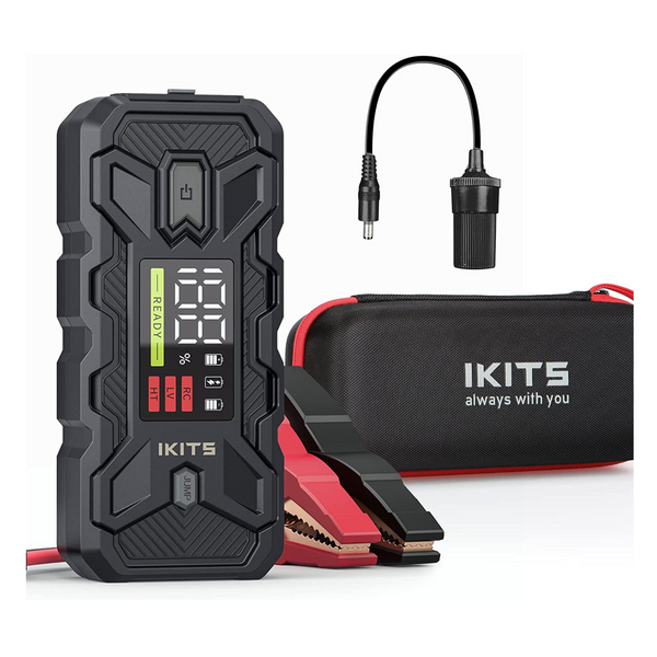 Car Battery Booster Pack with Display Screen/USB Quick Charge