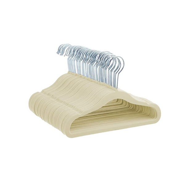 50-pack Kids Velvet, Non-Slip Clothes Hangers