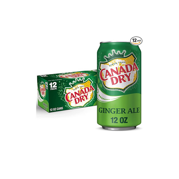 12 latas de Dr. Pepper y Diet Dr. Pepper, Canada Dry Ginger Ale y Diet Canada Dry Ginger Ale