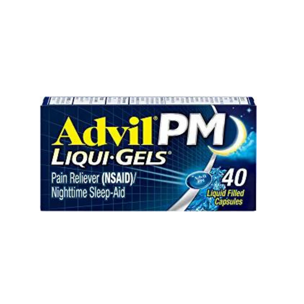 Liqui-Gels Advil PM de 40 unidades para dormir durante la noche