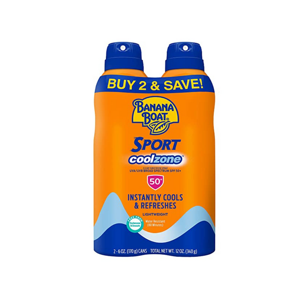 Get 4 Banana Boat Sport Performance Cool Zone