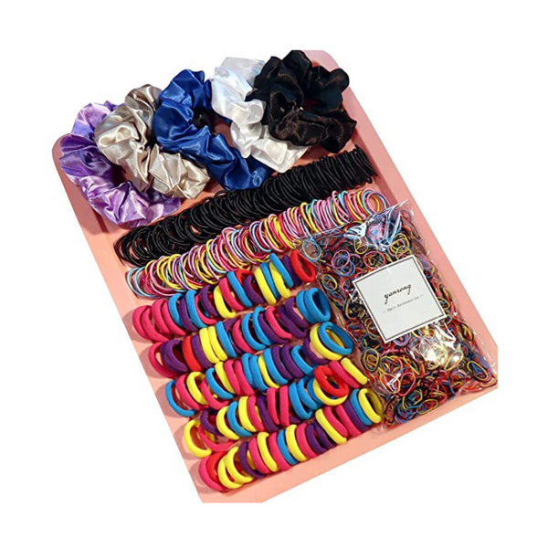 YANRONG 2,155 Pcs Assorted Hair Tie Set