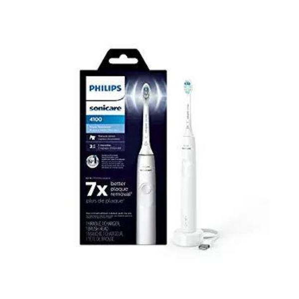 Philips Sonicare 4100 Cepillo de dientes eléctrico recargable con sensor de presión