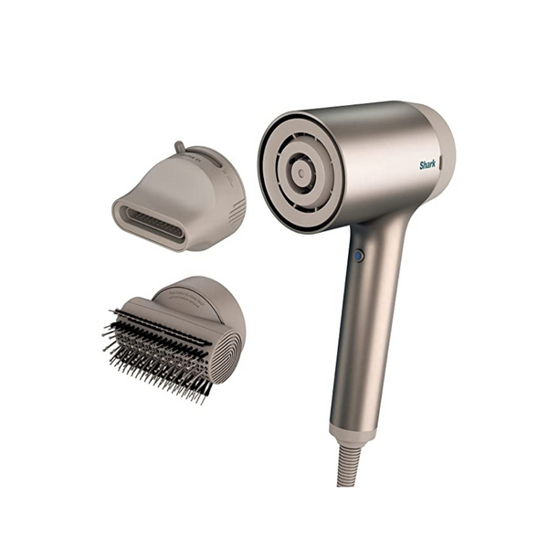 Secador de pelo Shark, secado rápido HyperAIR con concentrador IQ 2 en 1 y accesorios de peinado