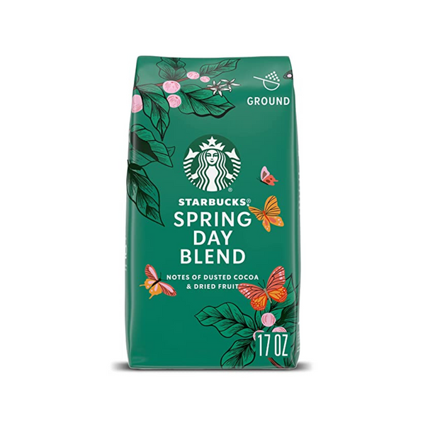 6 Bags Of 17oz Starbucks Spring Day Blend Ground Coffee