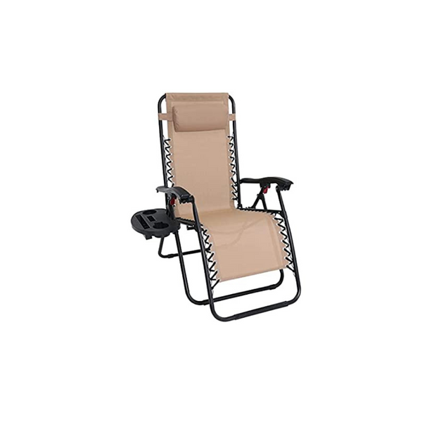 Prime Members: Zero Gravity Reclining Patio Chair Lounge Chair