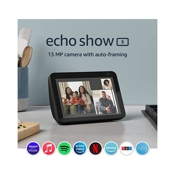 Echo Show 8 (2nd Gen, 2021 release) | HD smart display with Alexa and 13 MP camera