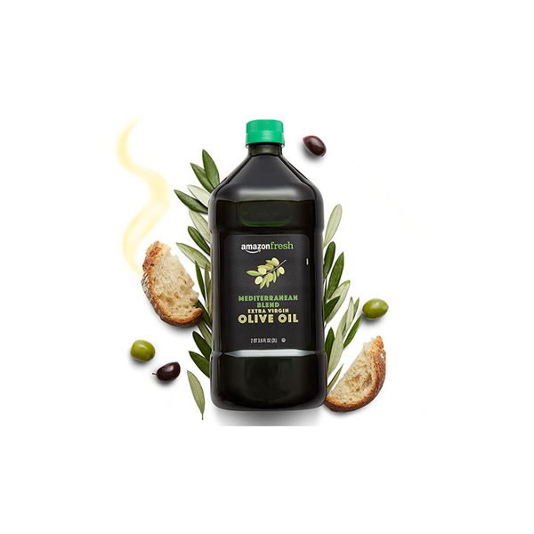 2-Liters Amazon Fresh Mediterranean Blend Extra Virgin Olive Oil