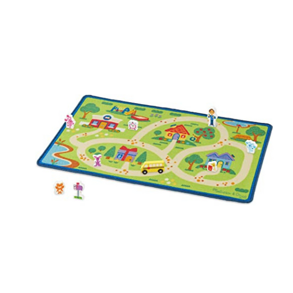 Melissa &amp; Doug Alfombra de actividades Blues Clues