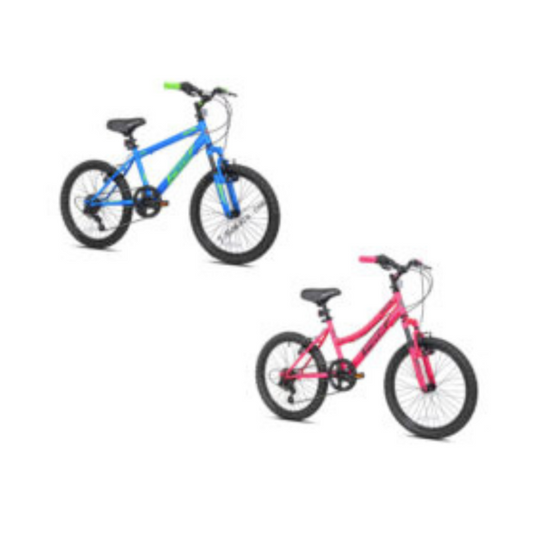 Kent Bicycles BCA Bicicleta de montaña para niños o niñas Crossfire de 20 ″ y 6 velocidades